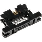 5111448-1, IDC Connector, IDC Plug, Male, 2.54 мм, 2 ряда, 10 контакт(-ов) ...