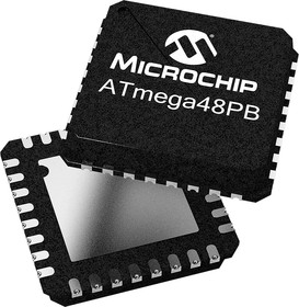 Фото 1/3 ATMEGA48-20MU, ATMEGA48-20MU, 8bit AVR Microcontroller, ATmega, 20MHz, 4 kB Flash, 32-Pin VQFN