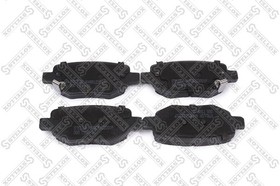 000738BSX, Колодки диск.пер. с антискрип.пл.