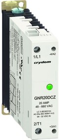 Фото 1/2 GNR10DCZ, Solid State Relay, GNR, 1NO, 10A, 280V, Screw Terminal