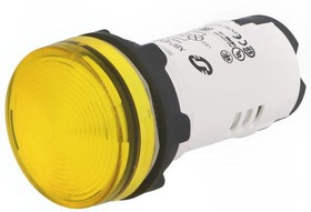 Фото 1/3 Schneider Electric XB7 Лампа сигнальная желтая светодиодная 24В АС/DC