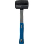 Киянка резиновая, фиберглассовая рукоятка, 680 г 38-6-209