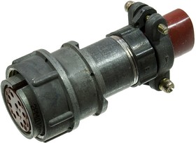 Фото 1/3 2РМДТ24КПН10Г5В1В (2РМДТ24КПН10Г5А1В), Розетка на кабель с прямым патрубком для неэкранированного кабеля