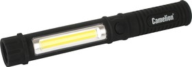 Фото 1/10 Сamelion LED51521 (фонарь-ручка, COB LED+1W LED, 3XR03, пластик, магнит, клипса, блистер)