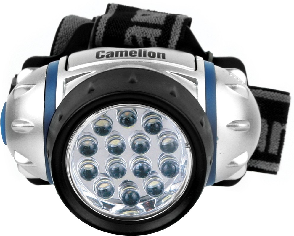 Camelion LED5312-14F4 (фонарь налобн, металлик, 14LED, 4 реж, 3XR03 в  компл, пласт, блист) | купить в розницу и оптом