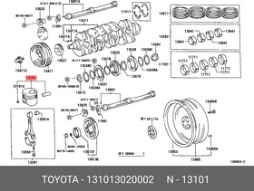 131013020002 Поршень двигателя