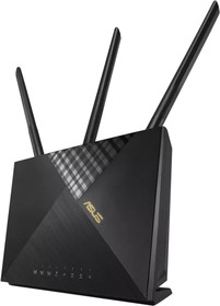 Фото 1/10 Маршрутизатор ASUS 4G-AX56 Dual-Band WiFi 6 LTE Router 574+1201Mbps EU RTL {5} (869225) (90IG06G0-MO3110)