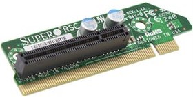 Фото 1/2 Плата расширения Supermicro RSC-R1UW-E8R 1U RHS WIO Riser card with one PCI-E x8 slot