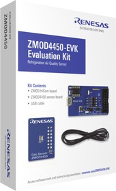 Фото 1/3 ZMOD4450-EVK-HC, ZMOD4450 Evaluation Kit Gas Sensor Evaluation Kit ZMOD4450 Gas Sensor Module
