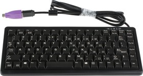 Фото 1/4 G84-4100LCMEU-2, Keyboard, Compact, US English with, QWERTY, USB / PS/2, Cable