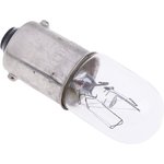 BA9s Indicator Light, Clear, 130 V, 20 mA, 1000h