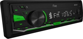 Фото 1/5 Автомагнитола 1din, зеленая, Bluetooth, USB, AUX, SD, FM F20G