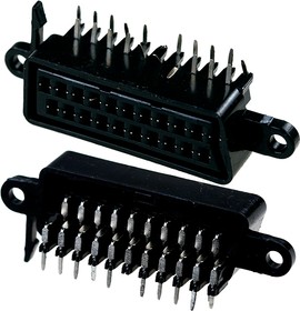 1-352 (SCART-21R), разъем SCART гнездо пластик на корпус