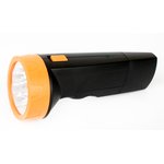 Ultraflash LED3829 (фонарь аккум. 220В, черный /желтый, 9 LED, SLA, пластик, коробка)