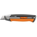 Нож строительный с выдвижным сменным лезвием 25мм CarbonMax 1027228