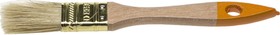 0100-025_z02, DEXX 25 мм, 1, натуральная щетина, деревянная ручка, флейцевая, все виды ЛКМ, плоская кисть (0100-025)