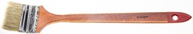 01041-075, ЗУБР УНИВЕРСАЛ, 75 мм, 3, светлая натуральная щетина, деревянная ручка, все виды ЛКМ, радиаторная кисть (01041-075)