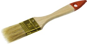 01099-038_z01, ЗУБР УНИВЕРСАЛ, 38 мм, 1.5, светлая натуральная щетина деревянная ручка, плоская кисть (01099-038)