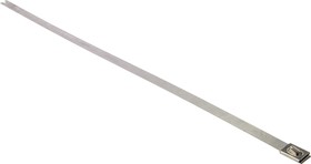 Фото 1/3 111-94149 MBT14H-SS316-ML, Cable Tie, Roller Ball, 362mm x 7.9 mm, Metallic 316 Stainless Steel, Pk-50