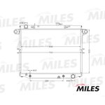 ACRB061, Радиатор TOYOTA LAND CRUISER 100 4.7 98-08