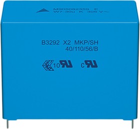 B32921C3223M000, Конденсатор: полипропиленовый; 22нФ; 630ВDC; 10мм; ±20%; 4x9x13мм