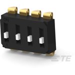 4 Way Surface Mount DIP Switch SPST, Raised Actuator