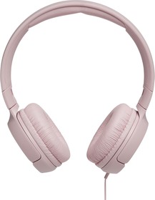Фото 1/5 Гарнитура накладные JBL Tune 500 1.187м розовый проводные оголовье (JBLT500PINK)