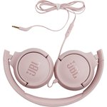 Гарнитура накладные JBL Tune 500 1.187м розовый проводные оголовье (JBLT500PINK)