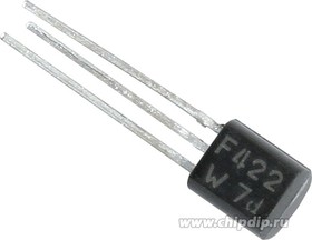BF422,126 транзистор: NPN 250V 50mA hоэ 50, 830mВт, 60Мгц