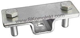 GL-11751R, GALMAR Зажим к фасаду/стене для плоского токоотвода (до 40*6 мм; нерж. сталь)