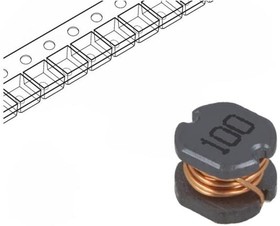 Фото 1/5 TCK-047, Power Inductors - SMD Product Type: EMC Chokes; Package Style: N/A; Output Power (W): 10 H 20%; Input Voltage: N/A; Output 1 (Vdc):