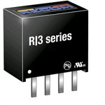 RI3-0505S, Isolated DC/DC Converters - Through Hole 3W 5Vin 5Vout 600mA