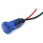 655-1404-103F, LED Panel Mount Indicators 0.5in SnapIn PCB FLAT BLUE