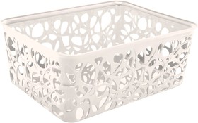 Фото 1/2 Корзинка прямоугольная 021.31 115744 Р1251КРЕМ