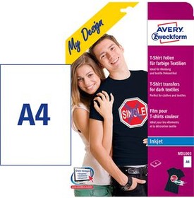 MD1003, T-Shirt Film, A4, 4 Sheets, White
