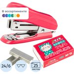 ABS916S6, Степлер M&G N24/6 So Many Cats, до 25 л, скобы в наб, в ассорт, в блистере