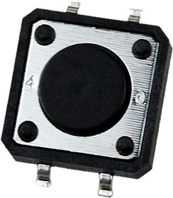1243SHIM-160G-G, кнопка тактовая 12х12 SMD h=4.3мм