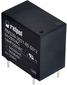 RM32N-3021-85-S012, Реле 12VDC 1 Form A 250VAC/5А