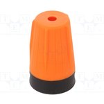 BST-BNC-3, RF Connector Accessories COLORED BOOT BNC REAR TWIST ORNGE