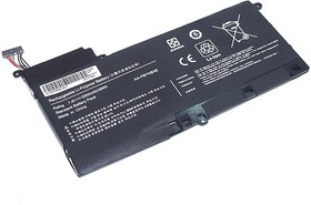 Фото 1/2 Аккумулятор OEM (совместимый с AA-PBXN8AR) для ноутбука Samsung 530U4B 7.4V 5300mAh черный