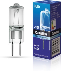 Camelion JD 35W G6.35 (Эл.лампа галоген.без рефлектора, 220V, 2000 часов)