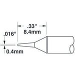 STTC-022, STTC 0.4 mm Conical Soldering Iron Tip for use with MX-H1-AV, MX-RM3E