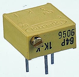 Фото 1/2 M64P503KB40, 64P Series 19 (Electrical), 22 (Mechanical)-Turn Through Hole Trimmer Resistor with Pin Terminations, 50kΩ ±10%
