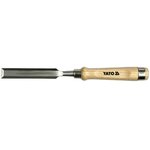 Стамеска (38 мм, деревянная ручка) YT-6258