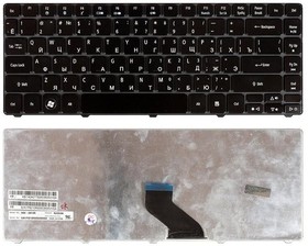 NSK-AMA1D | 9J.N1P82.A1D | PK1307R1A01, Клавиатура для ноутбука (русская раскладка) черная Acer Aspire Timeline 3810T 3410T 4810T 4410T 4535