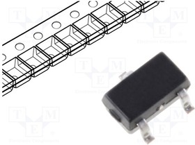 BAS70-04W, Schottky Diodes & Rectifiers Schottky, SOT-323, 70V, 0.07A