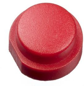 10S08, Switch Cap Round 6.5mm Red ABS Ultramec 6C Series
