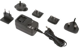 Фото 1/3 VER12US120-JA, 12W Plug-In AC/DC Adapter 12V dc Output, 1A Output