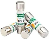 0SPF020.HXR, Specialty Fuses 1000VDC 20AMP Midget PCB Tabs