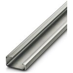 1201015, Galvanised Steel Unperforated DIN Rail, G Compatible, 2m x 32mm x 15mm